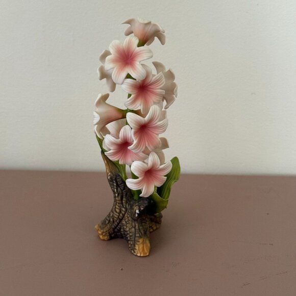 Vintage Lefton Hyacinthus Flower Figurine Geo. A. Lefton CKM 11733 - Picture 5 of 7
